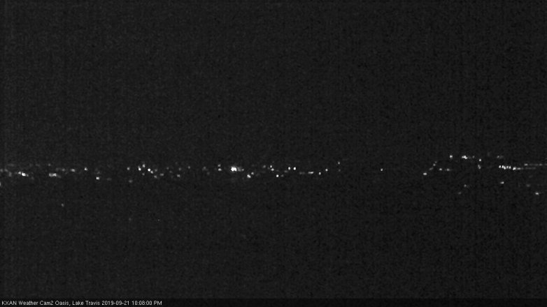 Lake Travis webcam, September 21, 2019 9:10 PM CT