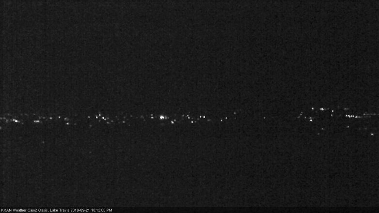 Lake Travis webcam, September 21, 2019 9:15 PM CT