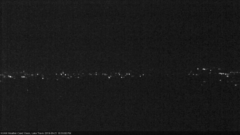 Lake Travis webcam, September 21, 2019 9:35 PM CT