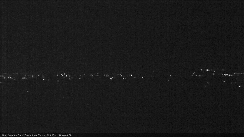 Lake Travis webcam, September 21, 2019 9:50 PM CT