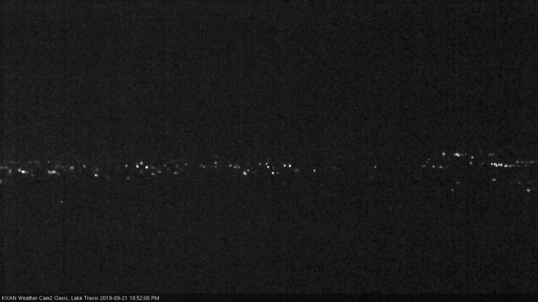 Lake Travis webcam, September 21, 2019 9:55 PM CT