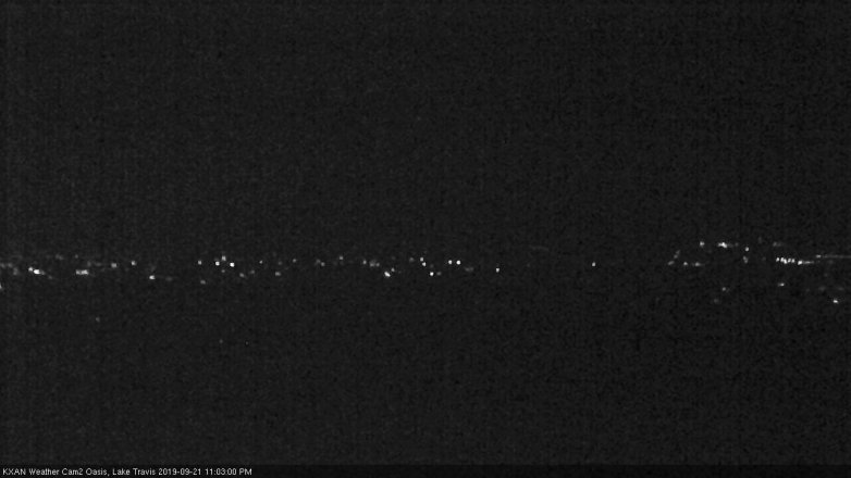 Lake Travis webcam, September 21, 2019 10:05 PM CT