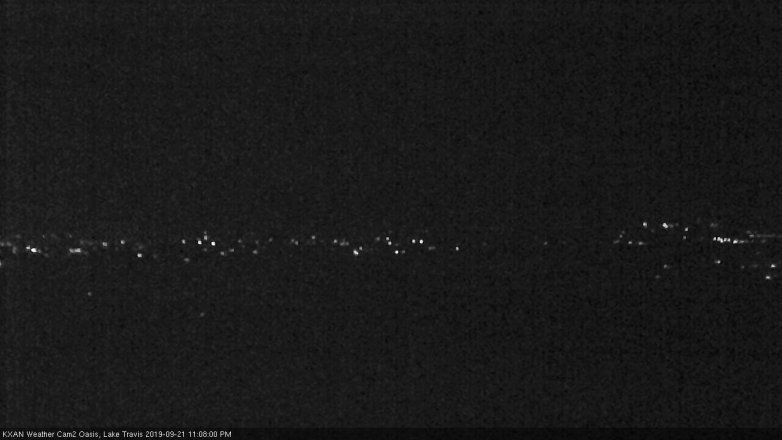 Lake Travis webcam, September 21, 2019 10:10 PM CT