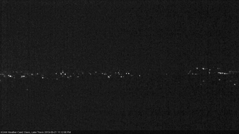Lake Travis webcam, September 21, 2019 10:15 PM CT