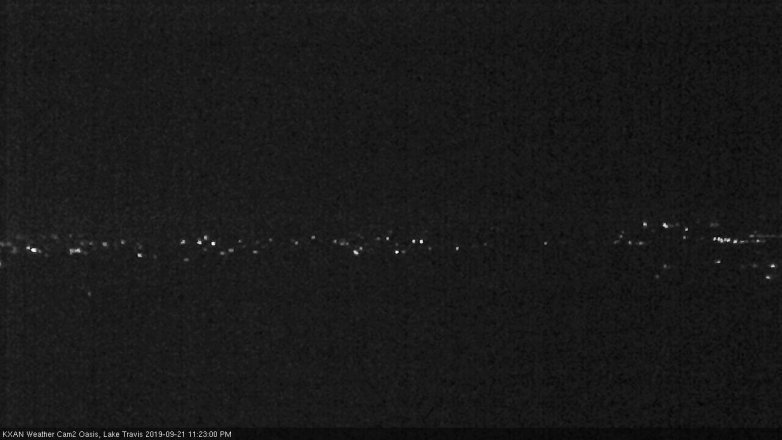 Lake Travis webcam, September 21, 2019 10:25 PM CT