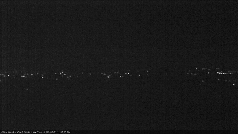 Lake Travis webcam, September 21, 2019 10:40 PM CT