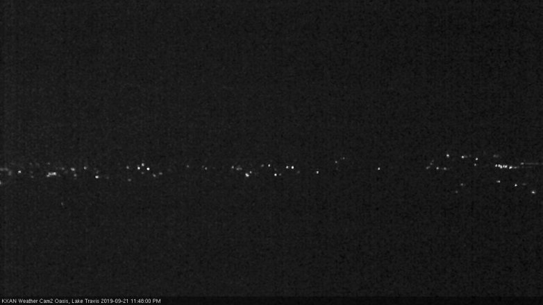 Lake Travis webcam, September 21, 2019 10:50 PM CT