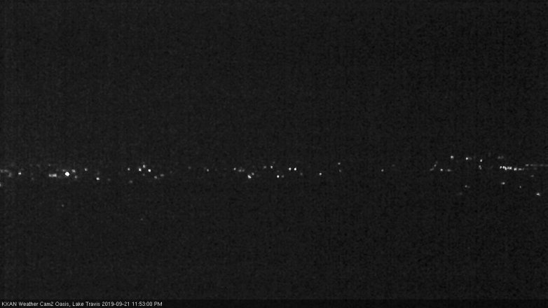 Lake Travis webcam, September 21, 2019 10:55 PM CT