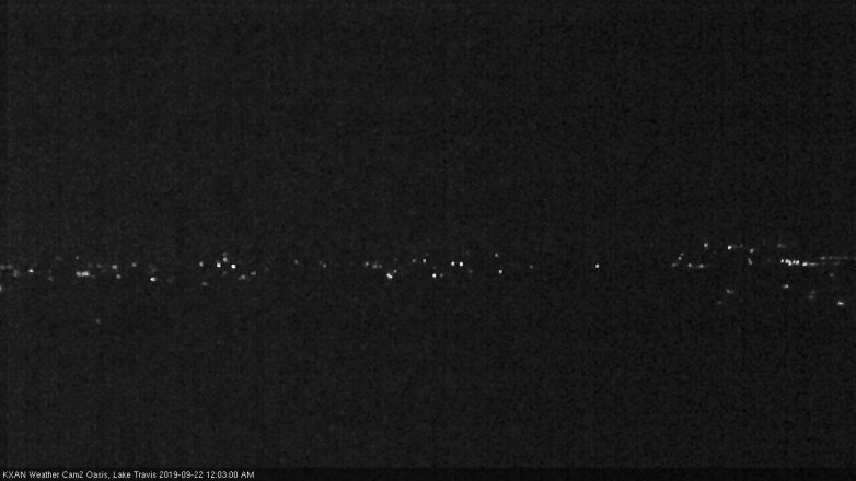 Lake Travis webcam, September 21, 2019 11:05 PM CT