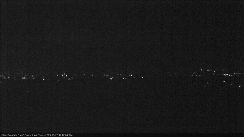 Lake Travis webcam, September 21, 2019 11:15 PM CT