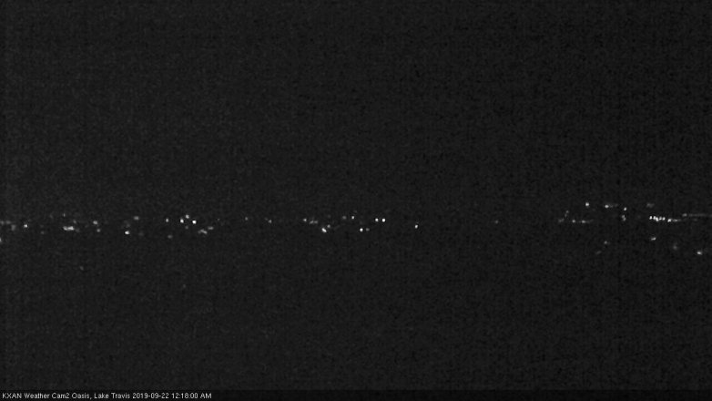 Lake Travis webcam, September 21, 2019 11:20 PM CT