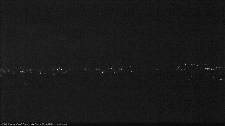 Lake Travis webcam, September 21, 2019 11:25 PM CT