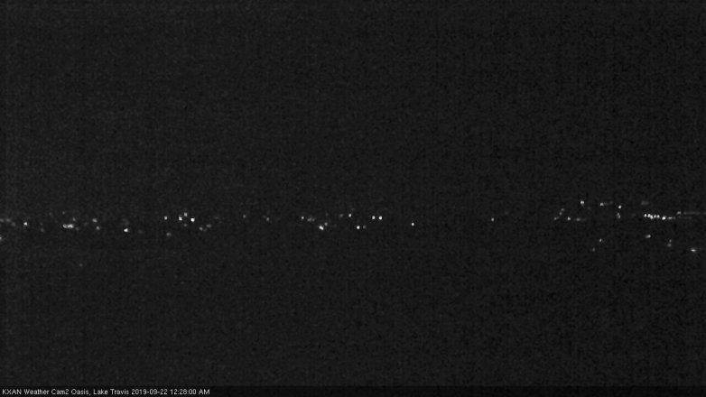 Lake Travis webcam, September 21, 2019 11:30 PM CT