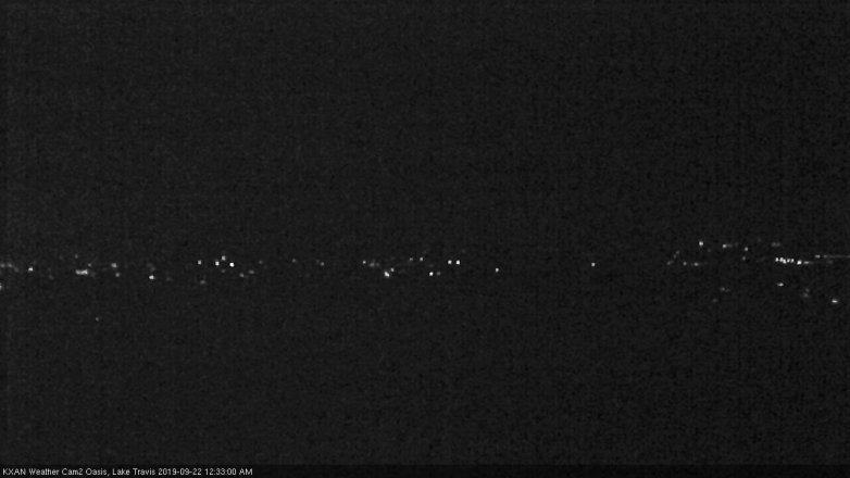Lake Travis webcam, September 21, 2019 11:35 PM CT