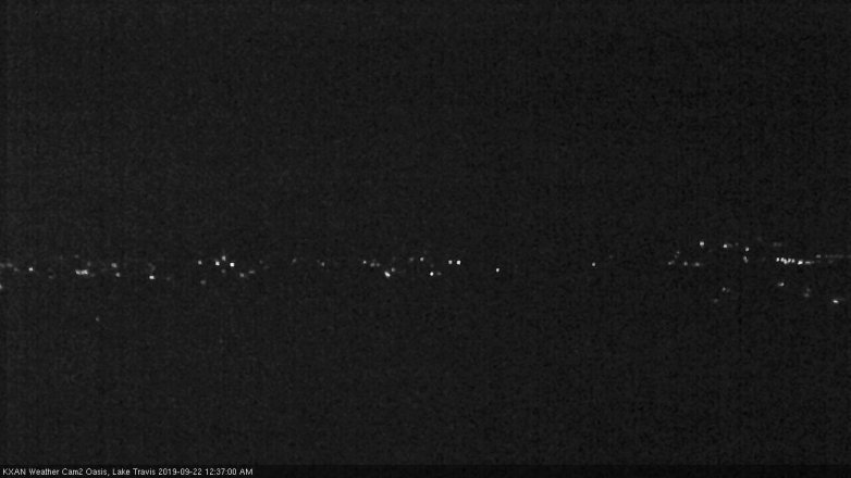 Lake Travis webcam, September 21, 2019 11:40 PM CT