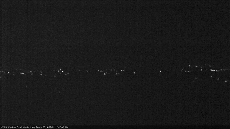 Lake Travis webcam, September 21, 2019 11:45 PM CT