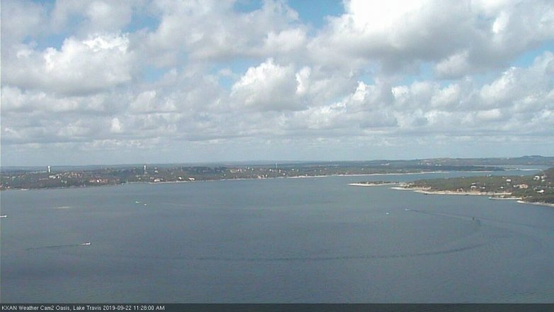Lake Travis webcam, September 22, 2019 10:30 AM CT
