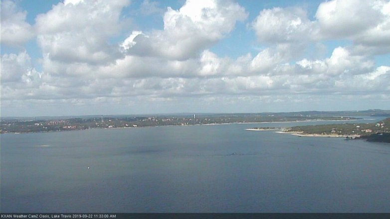 Lake Travis webcam, September 22, 2019 10:35 AM CT