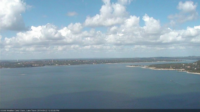 Lake Travis webcam, September 22, 2019 11:05 AM CT