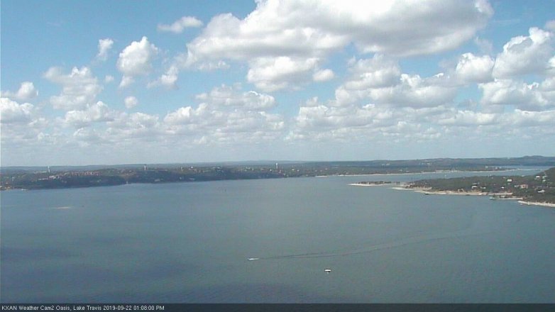 Lake Travis webcam, September 22, 2019 12:10 PM CT