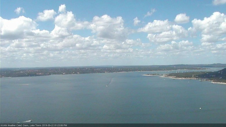 Lake Travis webcam, September 22, 2019 12:25 PM CT