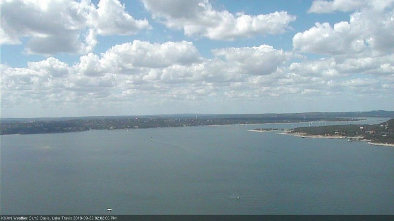 Lake Travis webcam, September 22, 2019 1:05 PM CT