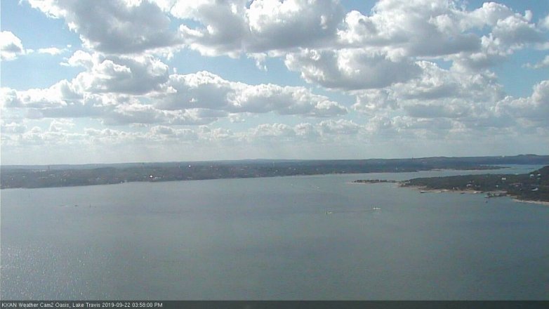 Lake Travis webcam, September 22, 2019 3:00 PM CT