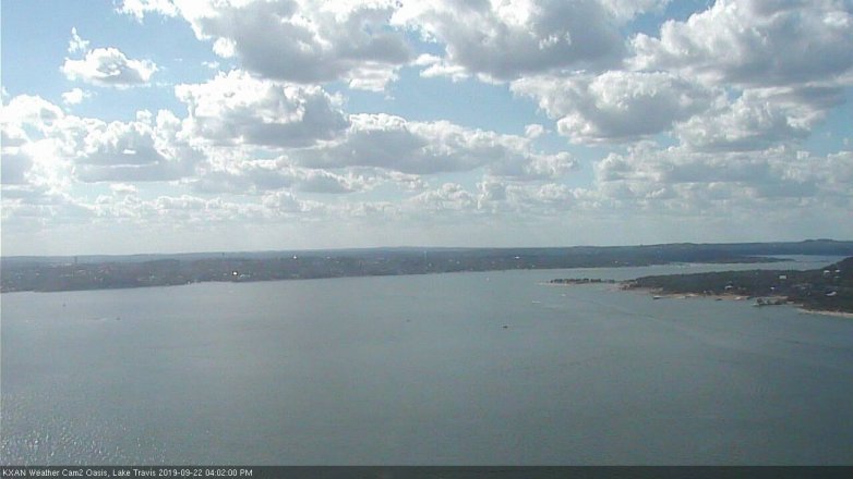 Lake Travis webcam, September 22, 2019 3:05 PM CT