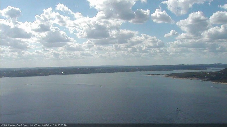 Lake Travis webcam, September 22, 2019 3:10 PM CT