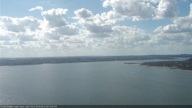 Lake Travis webcam, September 22, 2019 3:15 PM CT