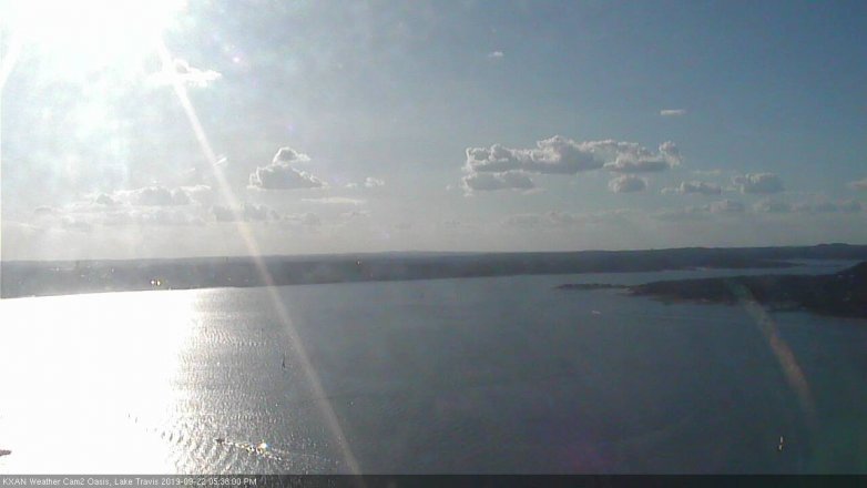 Lake Travis webcam, September 22, 2019 4:40 PM CT