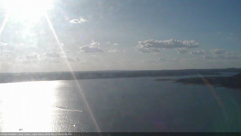 Lake Travis webcam, September 22, 2019 4:45 PM CT