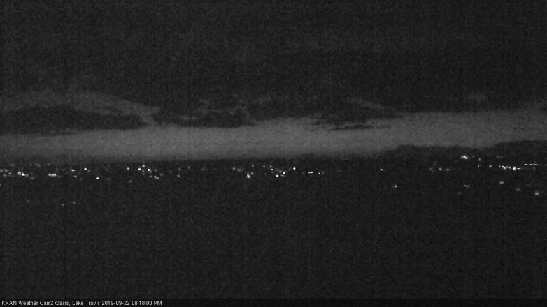 Lake Travis webcam, September 22, 2019 7:20 PM CT