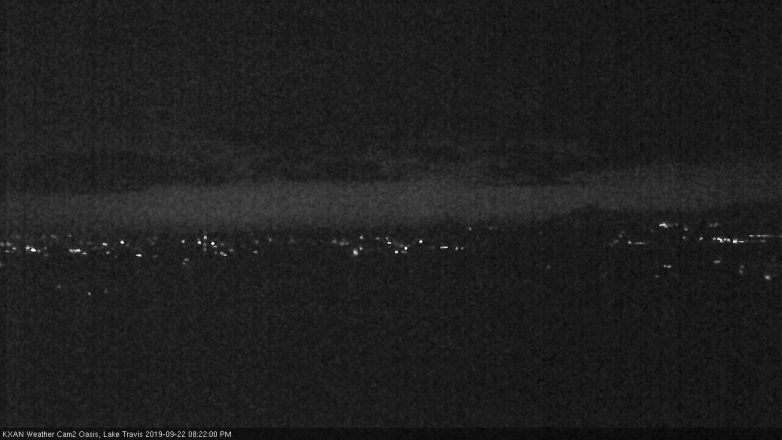 Lake Travis webcam, September 22, 2019 7:25 PM CT