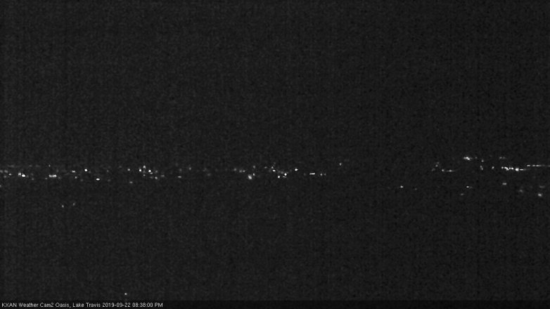 Lake Travis webcam, September 22, 2019 7:40 PM CT