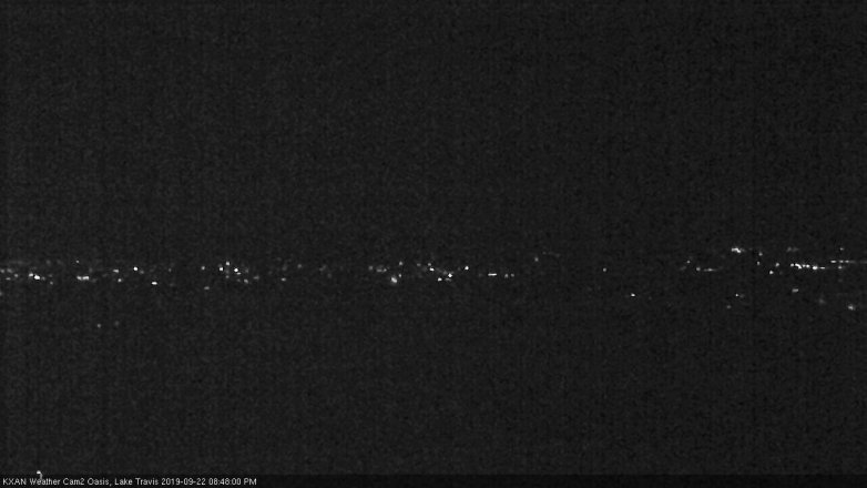 Lake Travis webcam, September 22, 2019 7:50 PM CT
