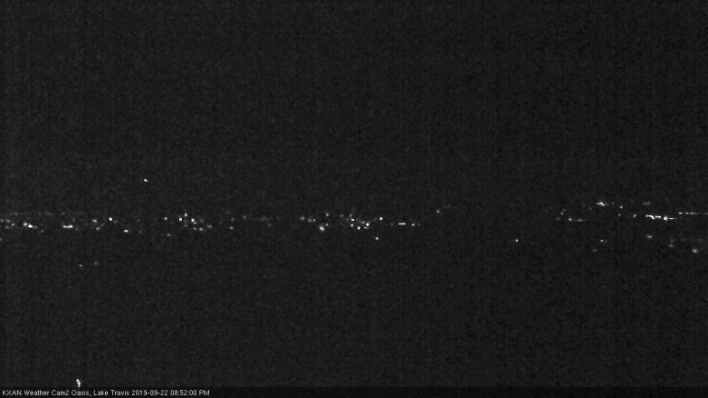 Lake Travis webcam, September 22, 2019 7:55 PM CT