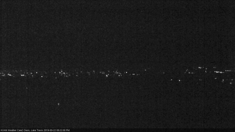 Lake Travis webcam, September 22, 2019 8:25 PM CT