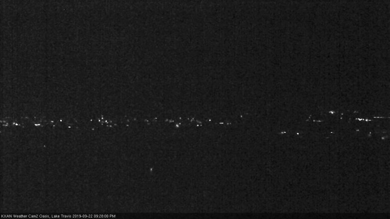 Lake Travis webcam, September 22, 2019 8:30 PM CT