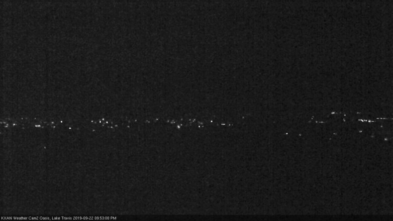 Lake Travis webcam, September 22, 2019 8:55 PM CT