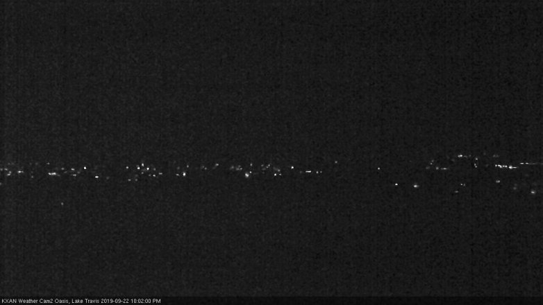 Lake Travis webcam, September 22, 2019 9:05 PM CT