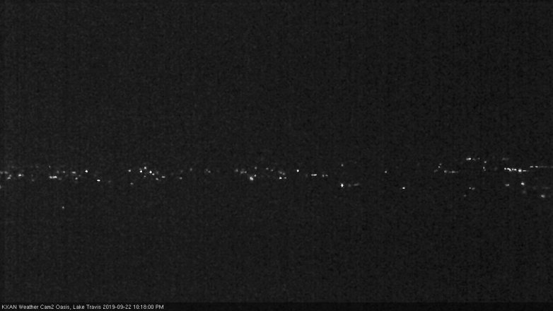 Lake Travis webcam, September 22, 2019 9:20 PM CT