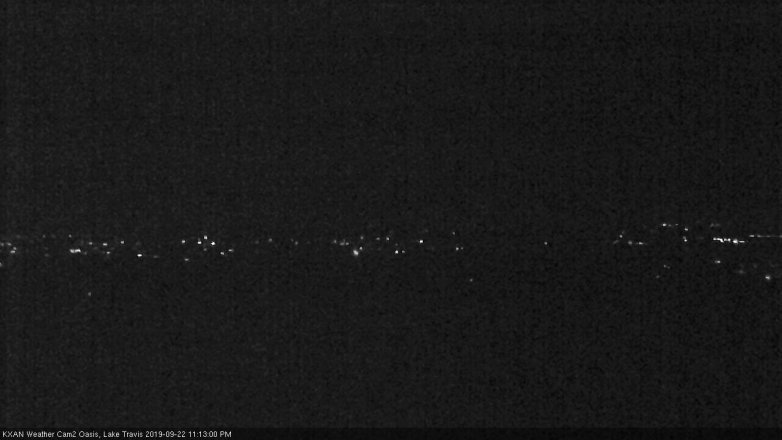 Lake Travis webcam, September 22, 2019 10:15 PM CT