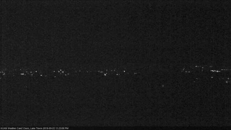 Lake Travis webcam, September 22, 2019 10:25 PM CT