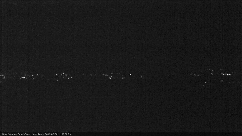 Lake Travis webcam, September 22, 2019 10:35 PM CT