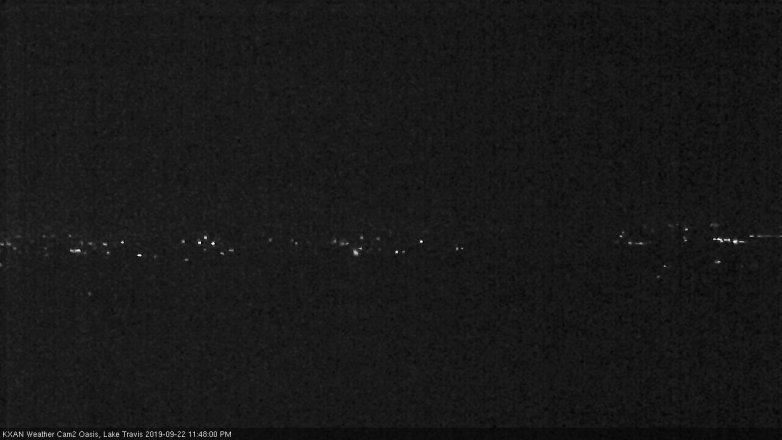 Lake Travis webcam, September 22, 2019 10:50 PM CT
