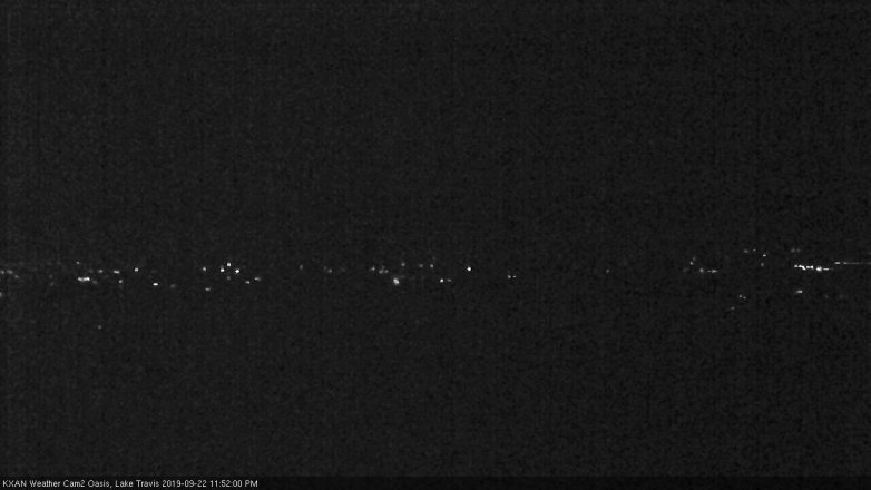 Lake Travis webcam, September 22, 2019 10:55 PM CT