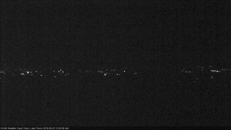 Lake Travis webcam, September 22, 2019 11:05 PM CT