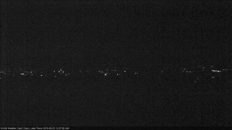 Lake Travis webcam, September 22, 2019 11:10 PM CT