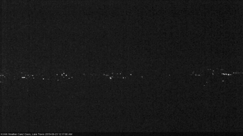 Lake Travis webcam, September 22, 2019 11:20 PM CT